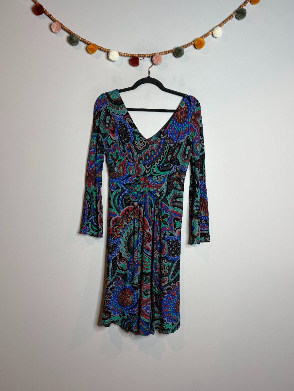 Tibi Y2K colorful patterned silk dress